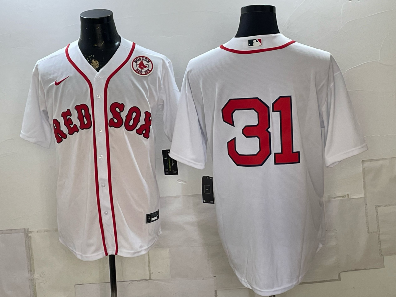 2026 Men Boston Red Sox #31 white Nike MLB Jersey 0824001
